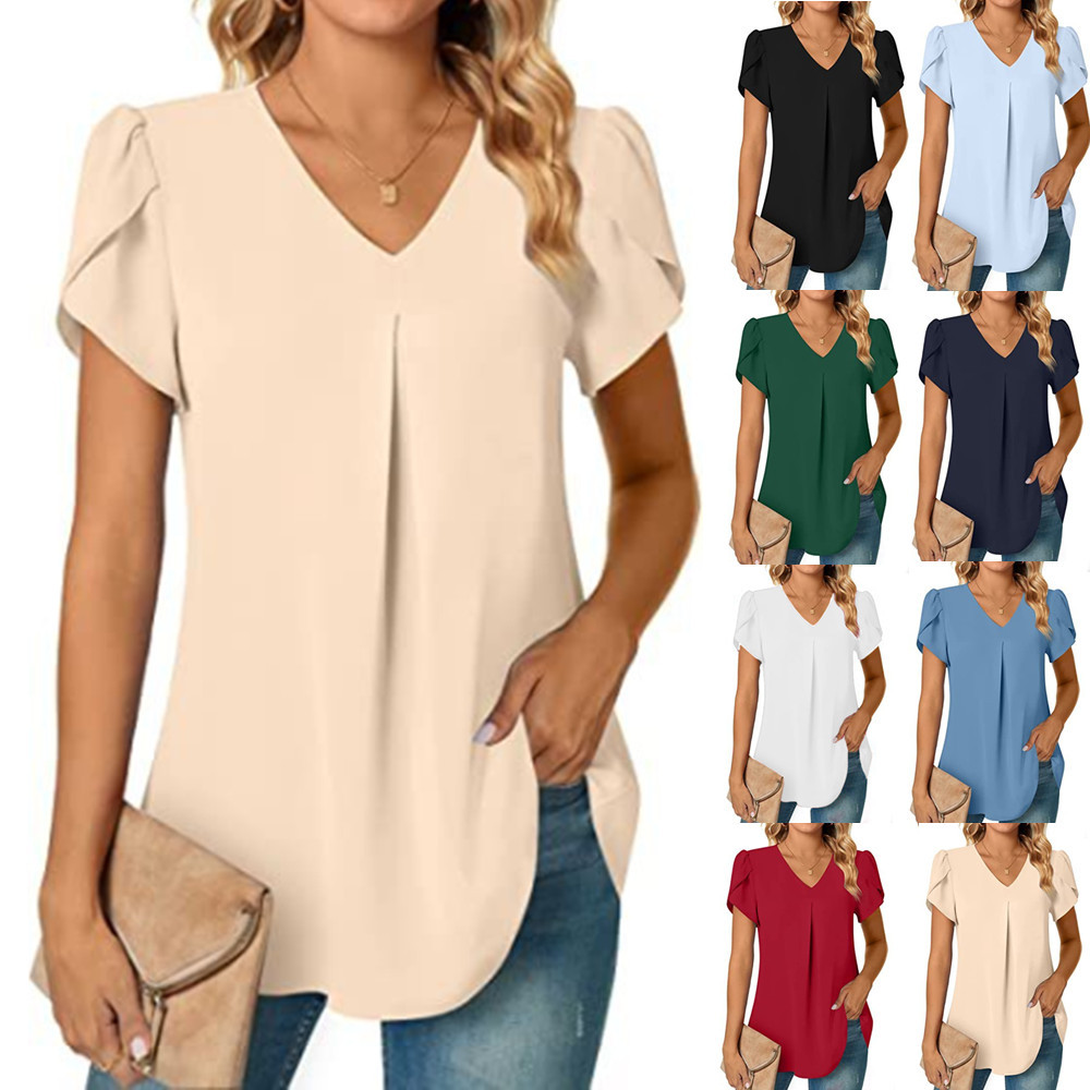Xxl Women Fashion - Elegancka damska bluzka w kwiaty 2023