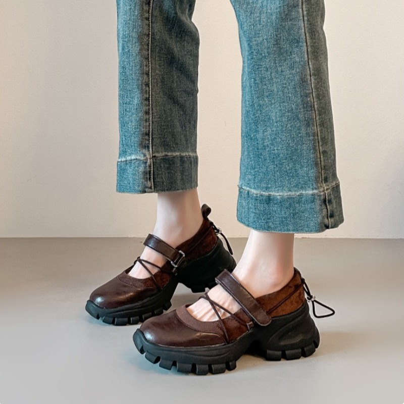 Women'S Fashion Footwear - Nowe Retro Baletki Mary Jane Modne