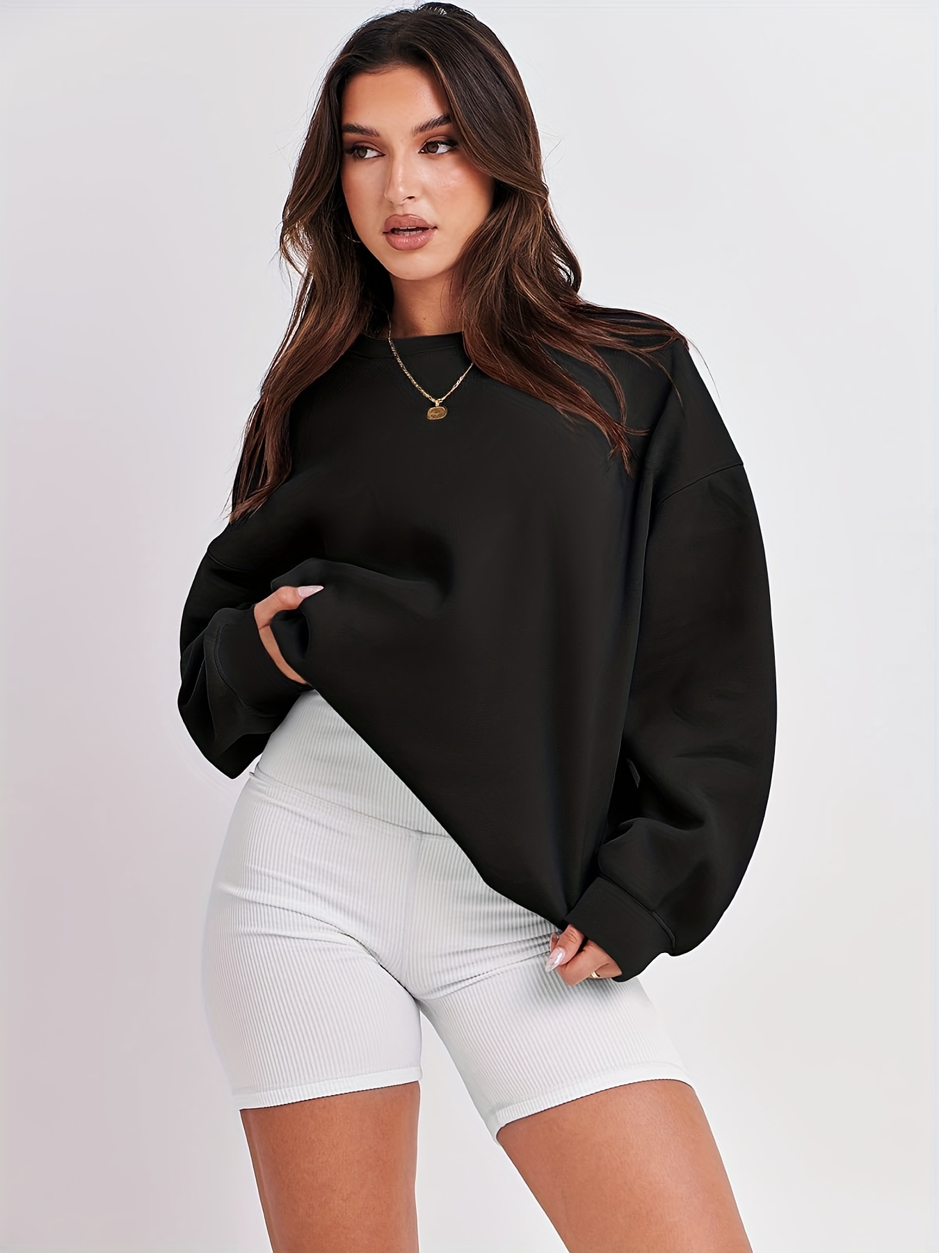 Hoodie Women Oversized - Damska bluza oversize plus size -