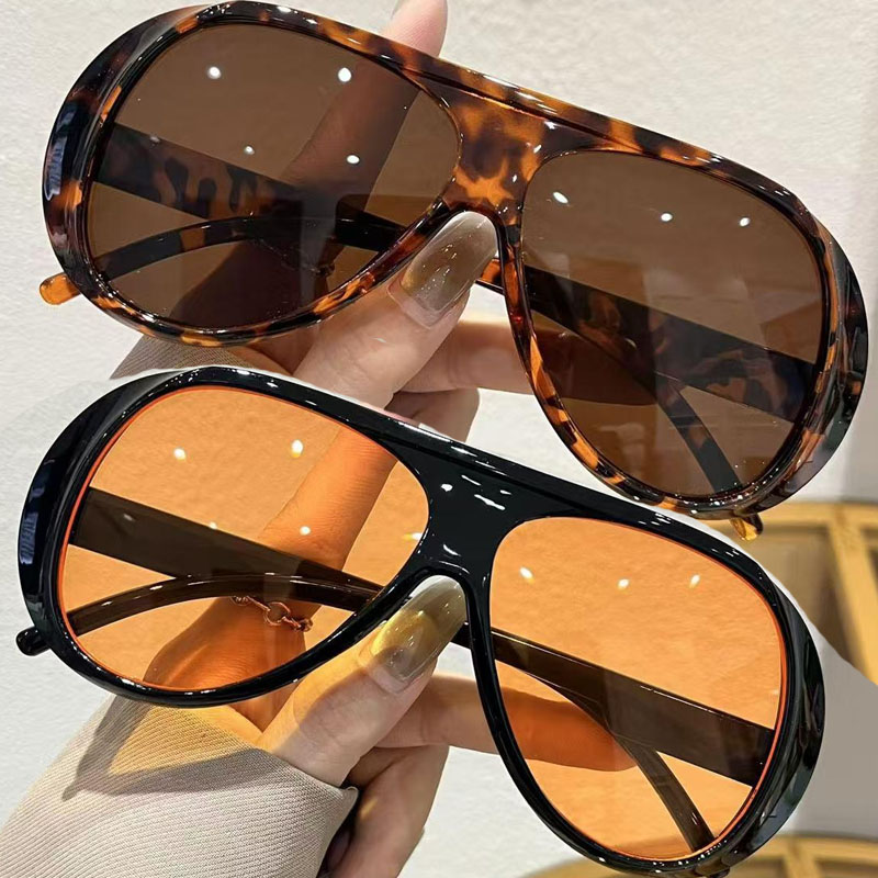 Women'S Fashion Eyeglasses - Duże okulary przeciwsłoneczne damskie, modne, luksusowe,