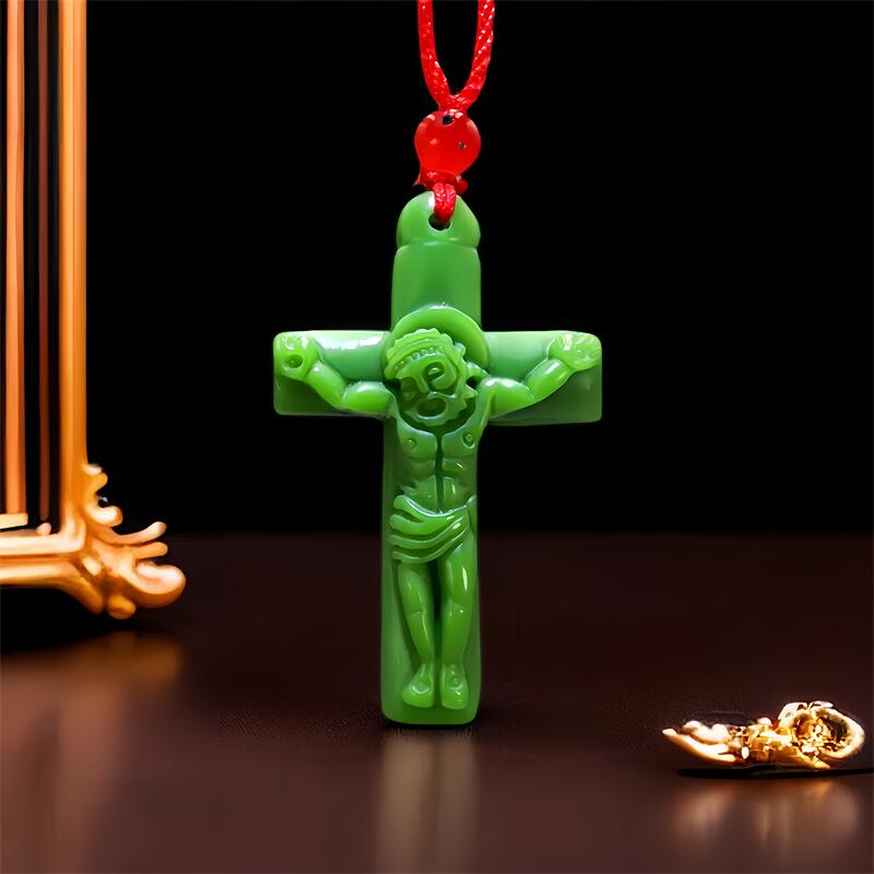 Women Fashion Jewellery - Zielony naszyjnik z prawdziwego jadeitu i