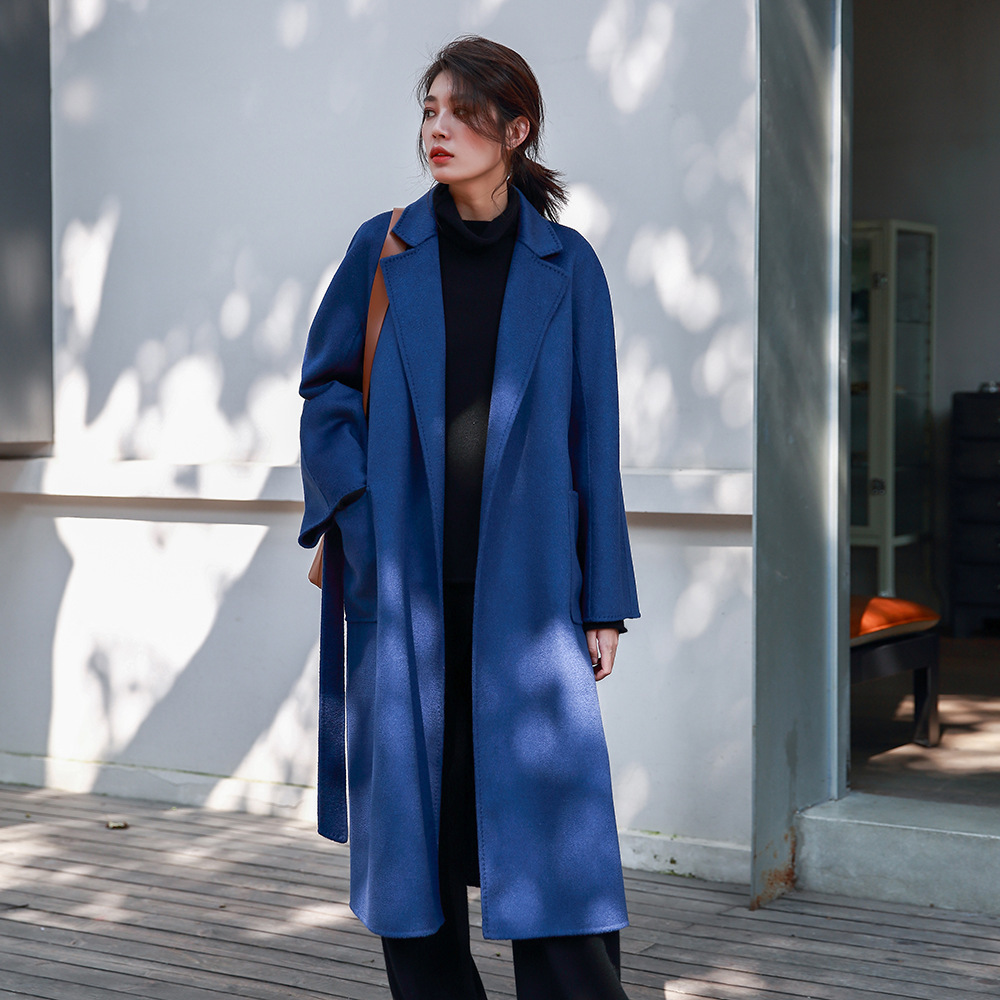 Women'S Fashion Jackets - Długi płaszcz damski Allingentle z płaskim