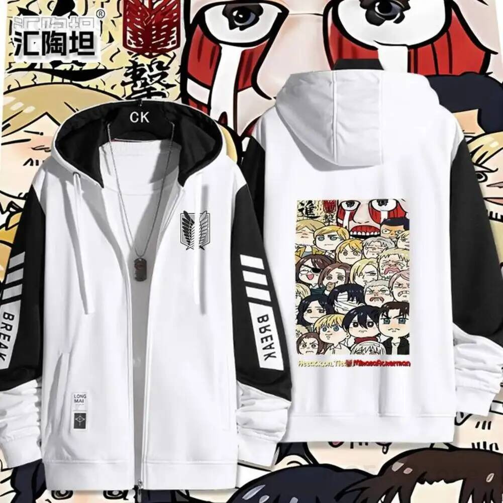 Women'S Fashion Jackets - Kurtka z nadrukiem Ackerman Levi Mikasa·Ackerman