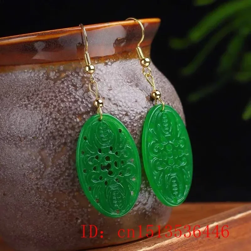 Women Fashion Jewellery - Oryginalny naturalny zielony jadeit szmaragdowy nietoperz