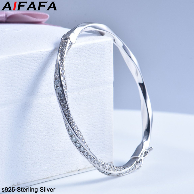 Women Fashion Jewellery - Bransoletka damska ze srebra próby s925,