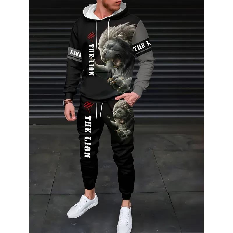 Women'S Fashion For 2026 - 2026 Swobodny zestaw dresowy z dwuczęściowym