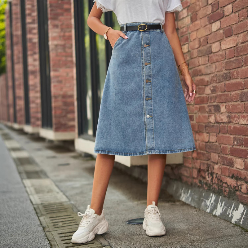 Uniwersalna, wyszczuplająca, s – A-Line Skirt Midi recenzja i cena