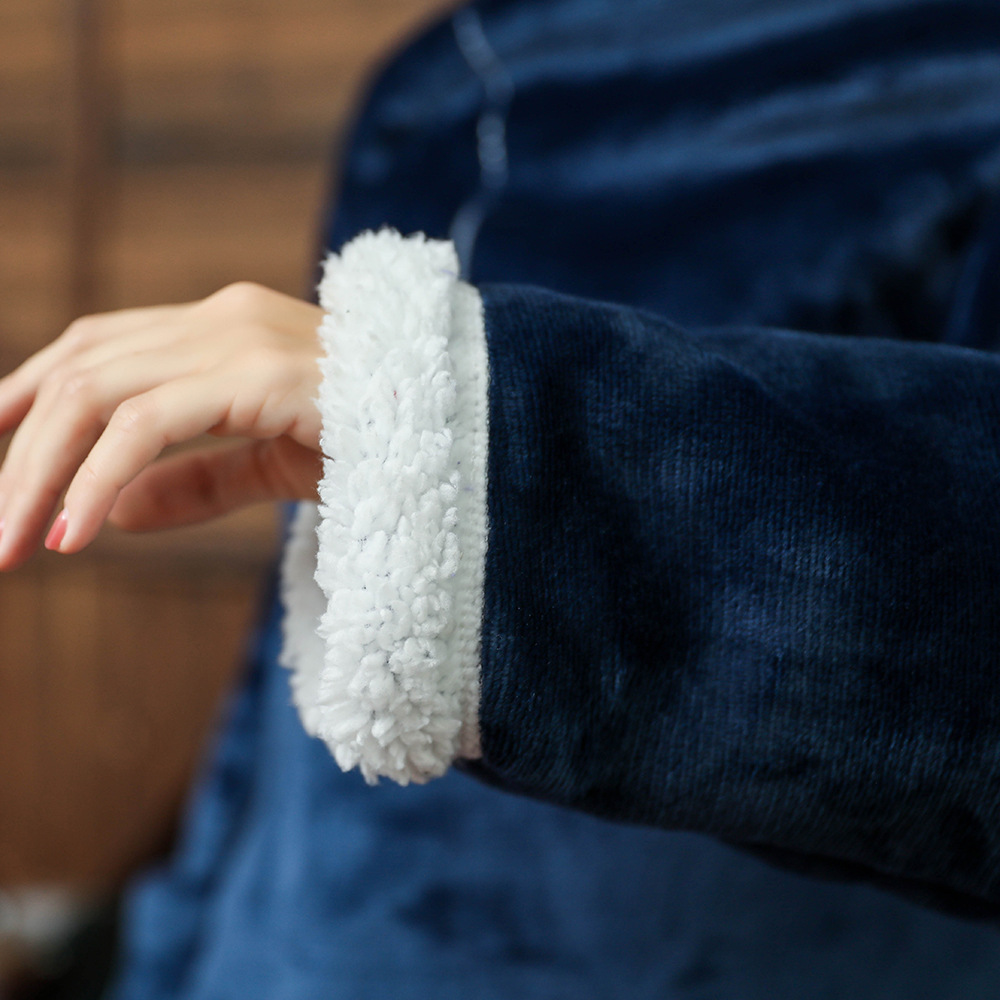 Super Długi, Podwójnie Ciepły  – Hoodie Women Oversized recenzja i cena