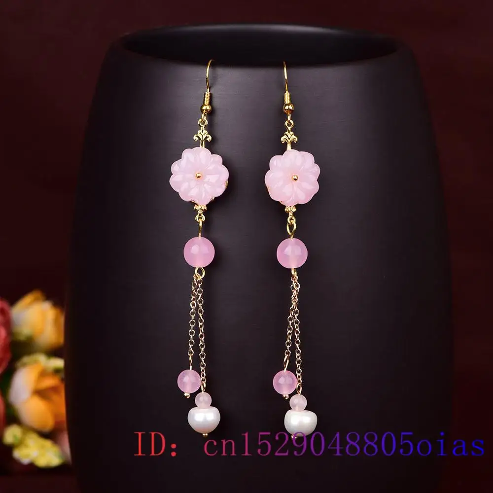 Różowe kolczyki z jadeitem w k – Women Fashion Jewellery recenzja i cena