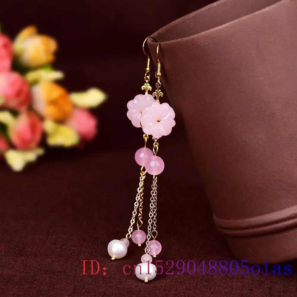 Różowe kolczyki z jadeitem w k – Women Fashion Jewellery recenzja i cena
