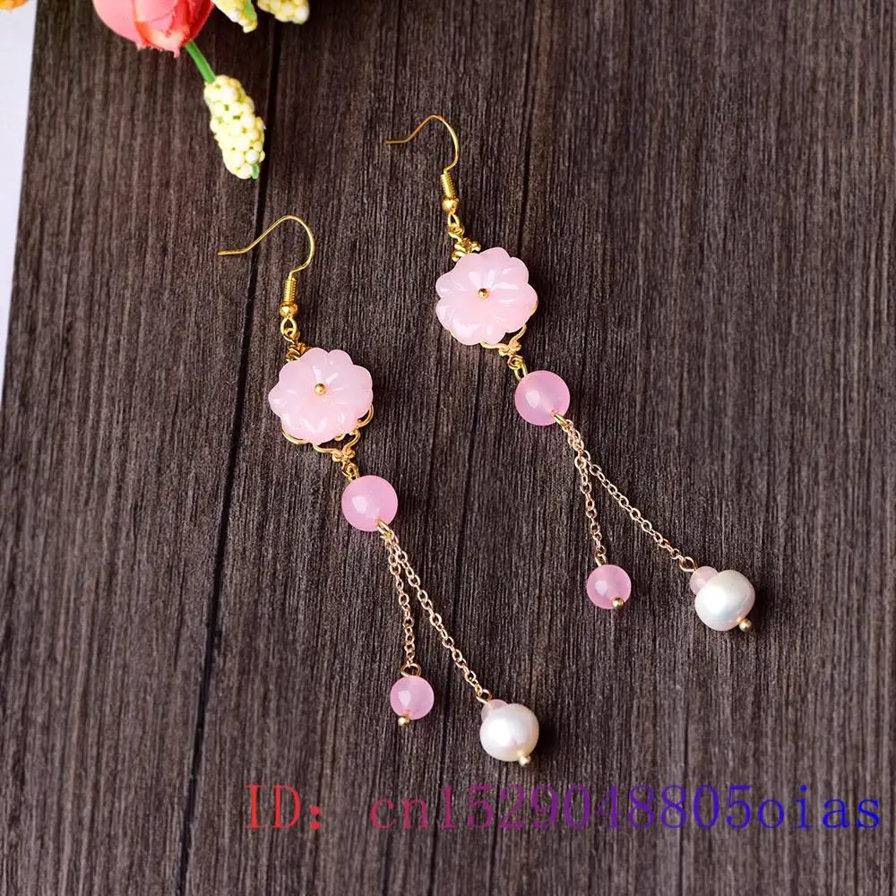 Różowe kolczyki z jadeitem w k – Women Fashion Jewellery recenzja i cena
