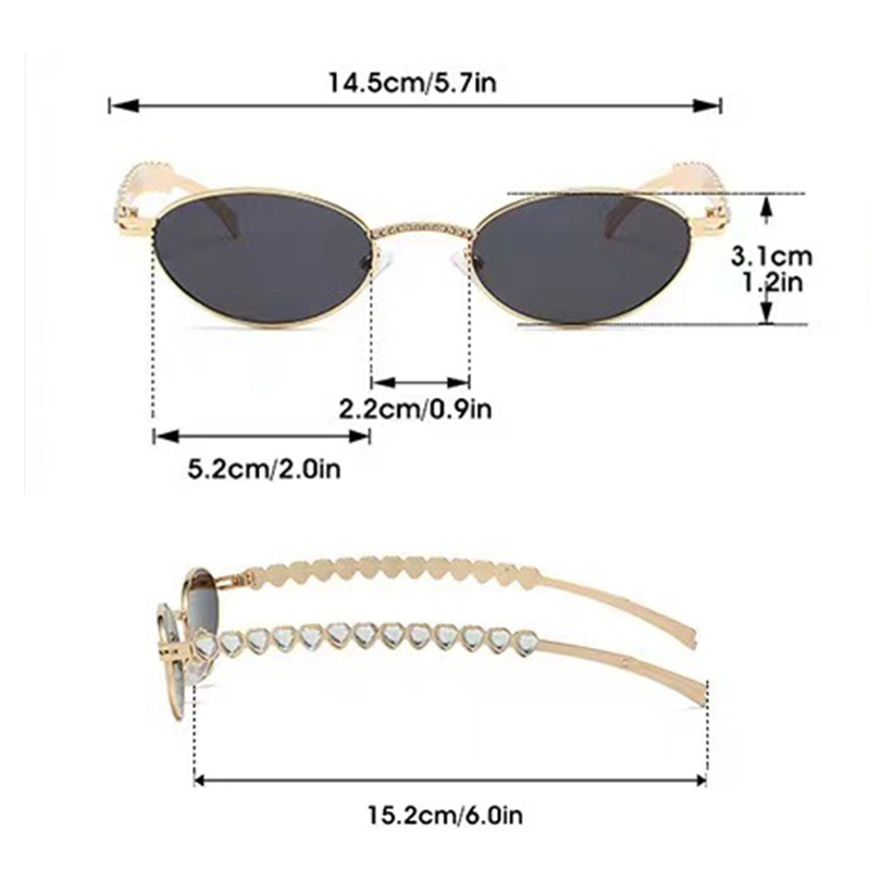 1 szt. niszowe okulary z diame – Women Fashion Jewellery recenzja i cena