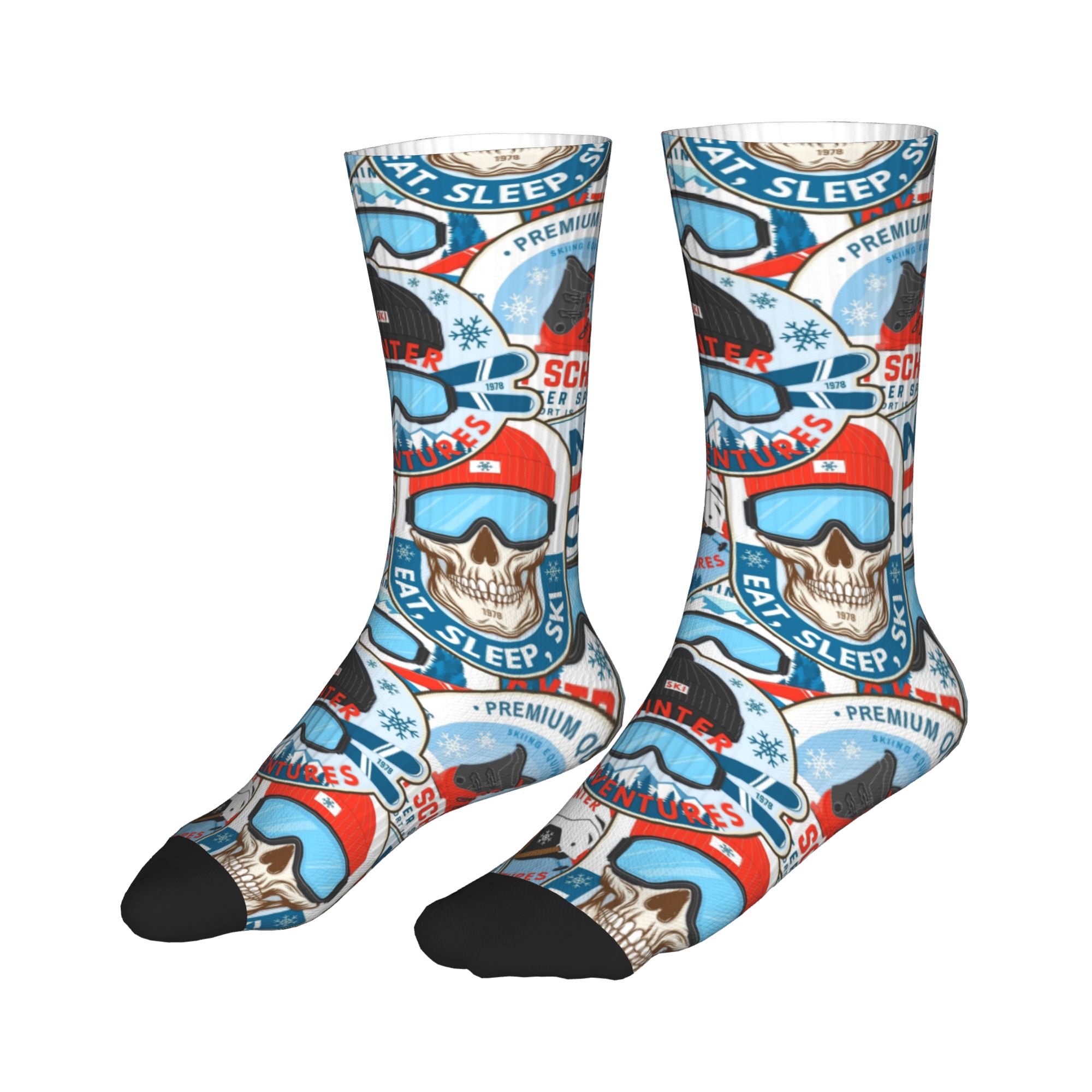 Skarpetki Vintage Red Blue Ski – Women Fashion Youtube recenzja i cena
