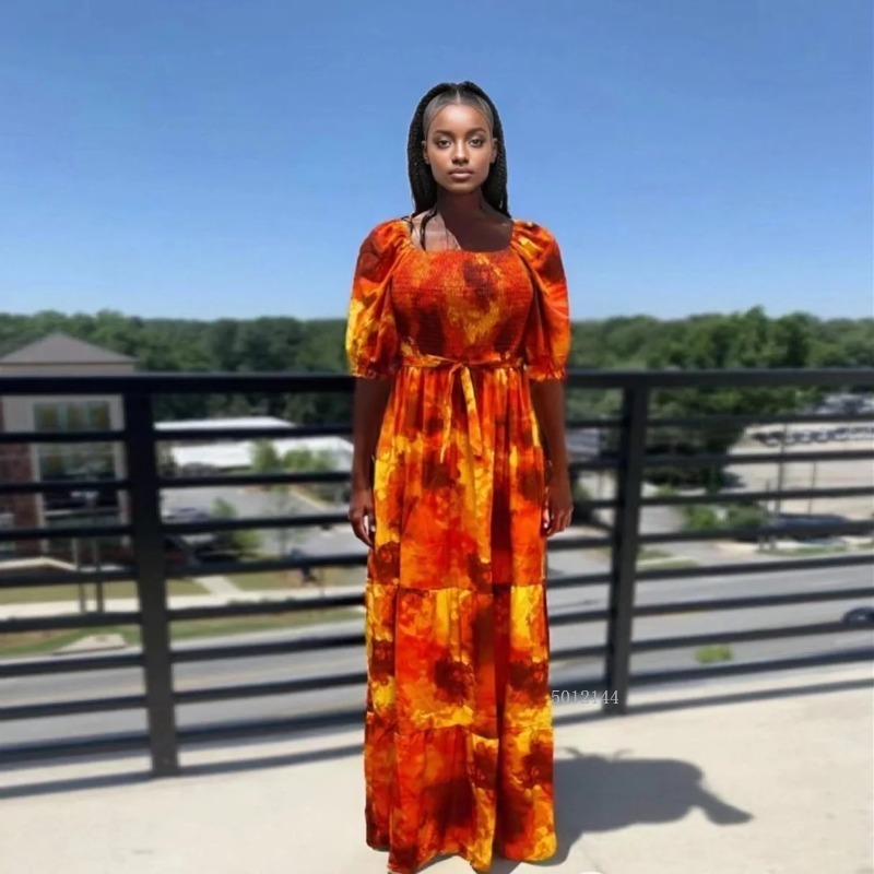 Sukienka damska z bawełny kite – Women Fashion Kitenge recenzja i cena