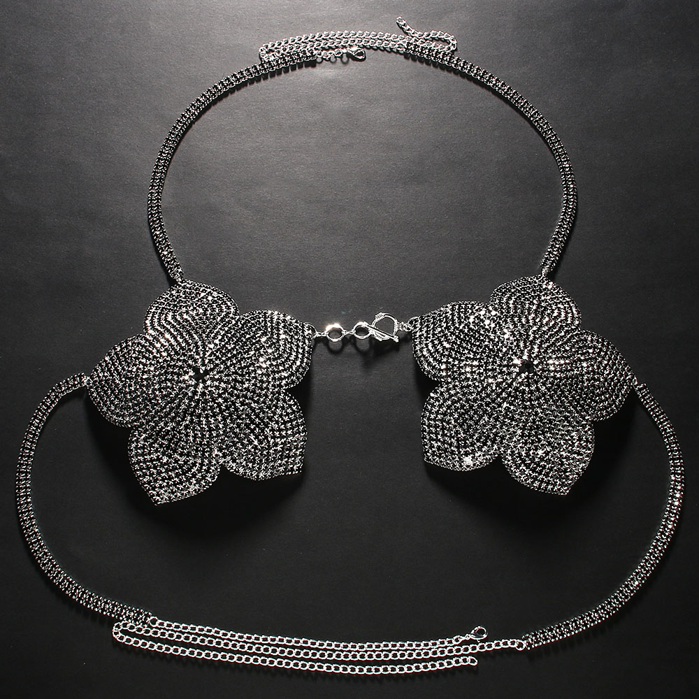 Biustonosz z czarnym kryształo – Women'S Fashion Harness recenzja i cena