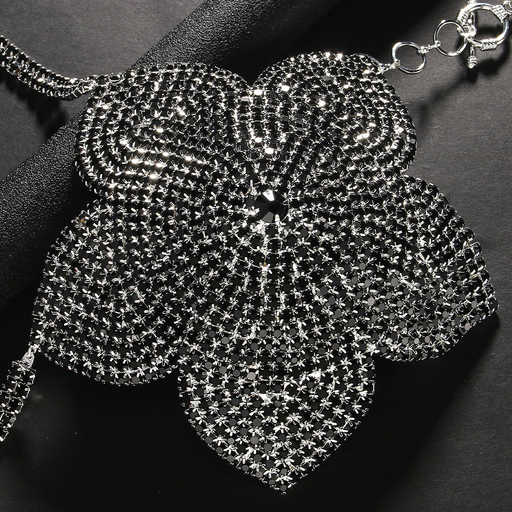 Biustonosz z czarnym kryształo – Women'S Fashion Harness recenzja i cena