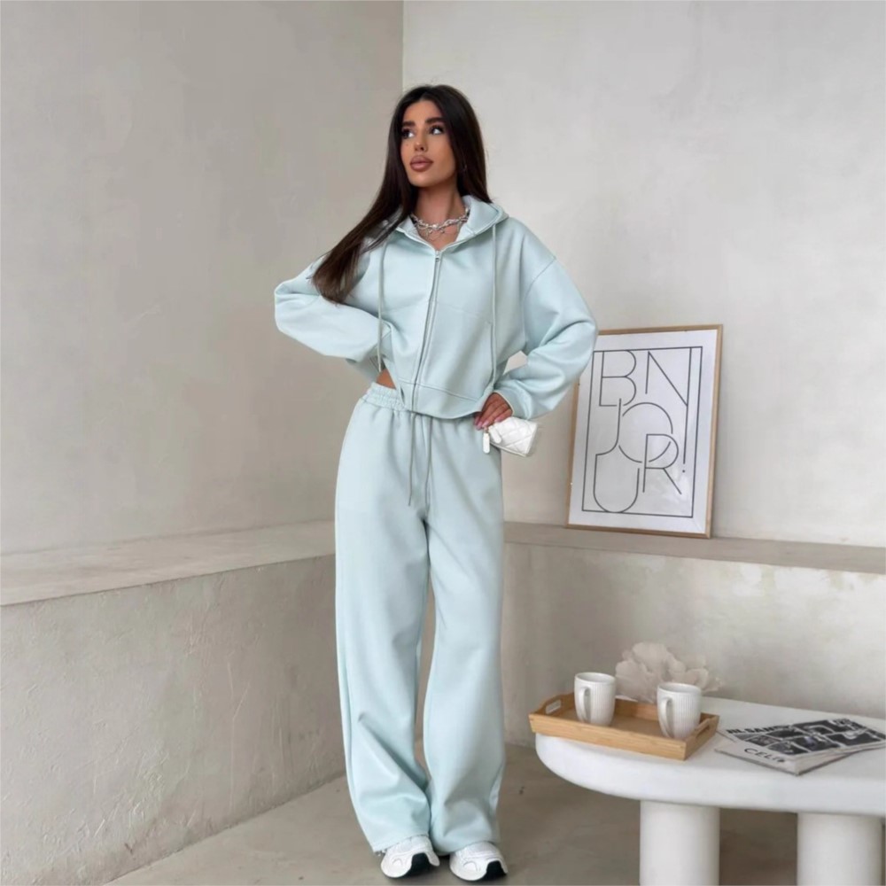 Damski strój sportowy Bluza z  – Wide Leg Palazzo Pants recenzja i cena