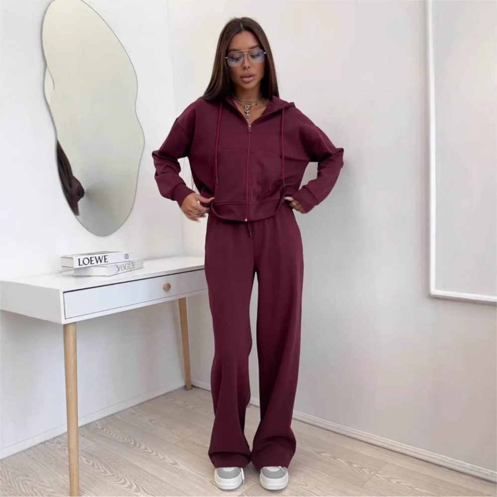 Damski strój sportowy Bluza z  – Wide Leg Palazzo Pants recenzja i cena