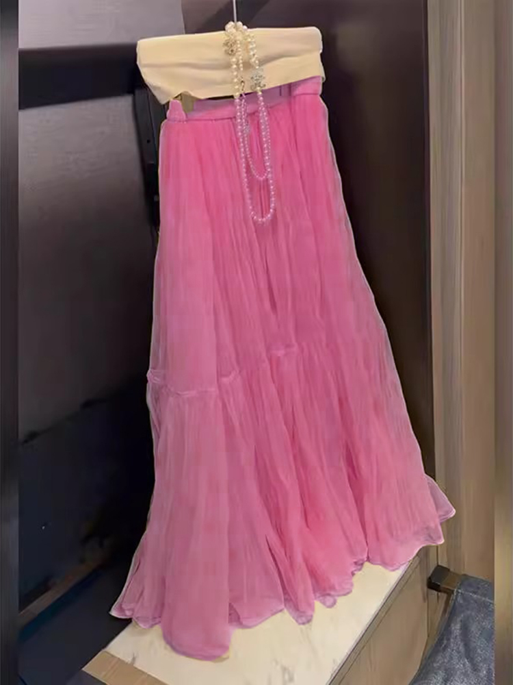 Elegancka spódnica z siateczki – A-Line Skirt Midi recenzja i cena