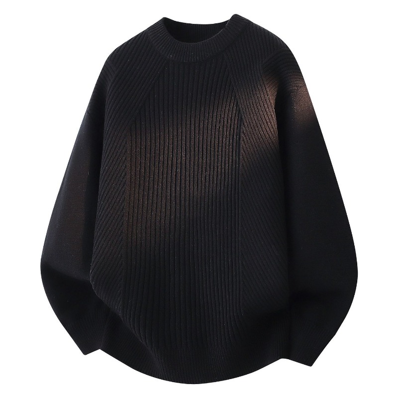 Damski sweter z okrągłym dekol – Ribbed Knit Sweater recenzja i cena
