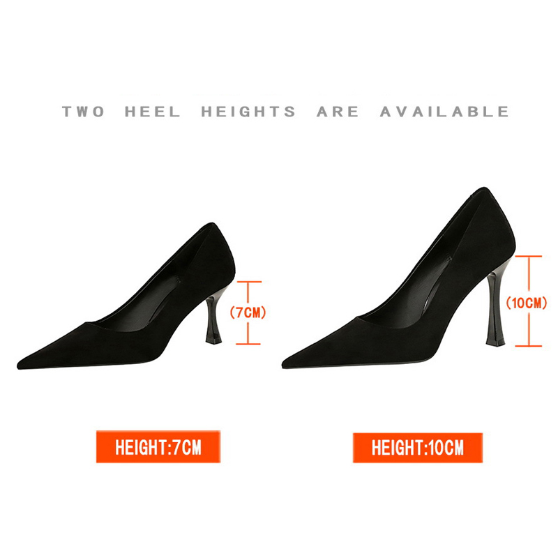 BIGTREE Buty Zamszowe Czarne D – Xxl Women Fashion recenzja i cena
