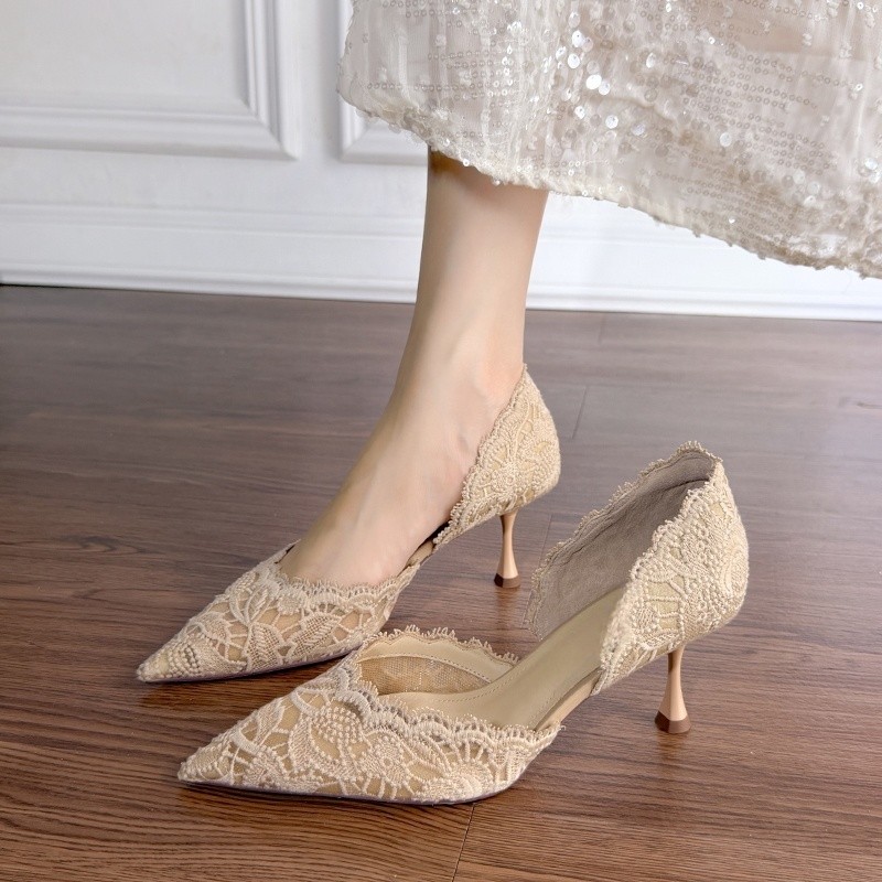 Koronkowe szpilki z ostrym nos – Women'S Fashion Footwear recenzja i cena
