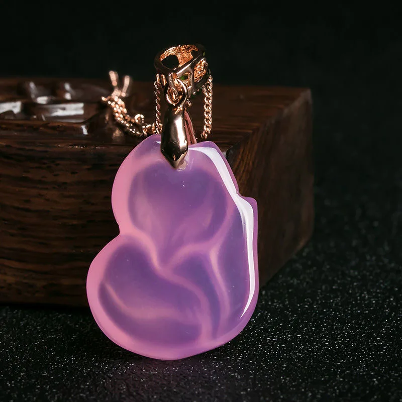 Naturalny fioletowy agat Fox n – Women Fashion Jewellery recenzja i cena