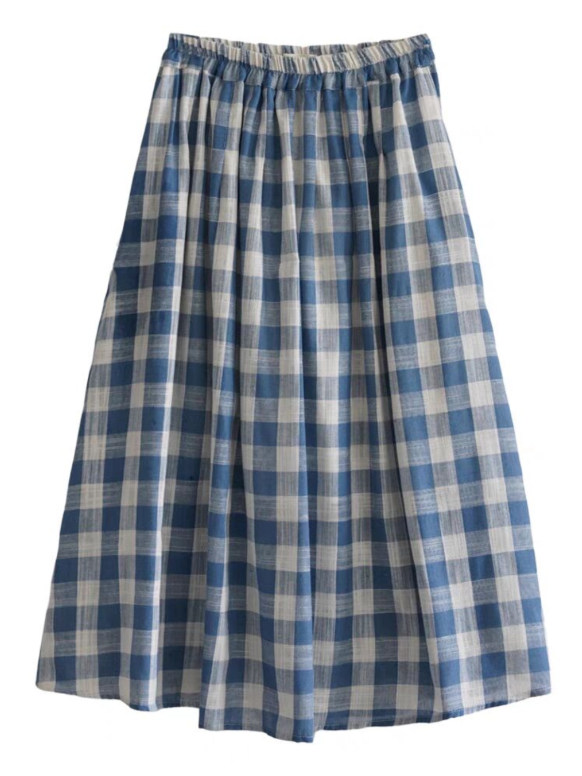 Luźna spódnica midi w niebiesk – A-Line Skirt Midi recenzja i cena