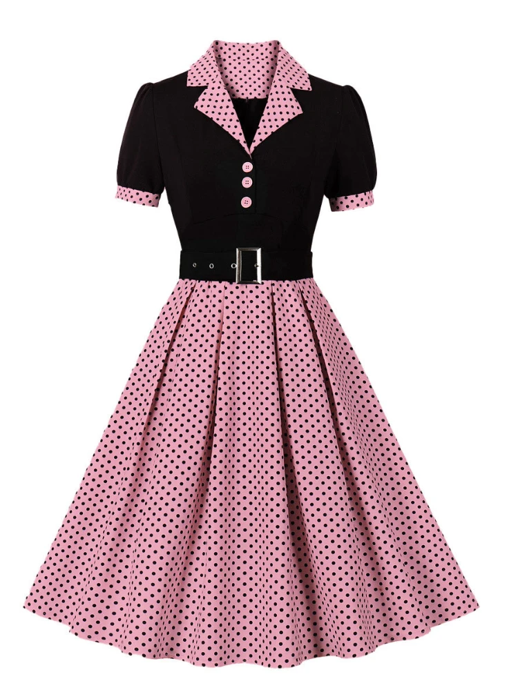 2024 New Fashion Polka Dot Vin – Women'S Fashion From The 60S recenzja i cena