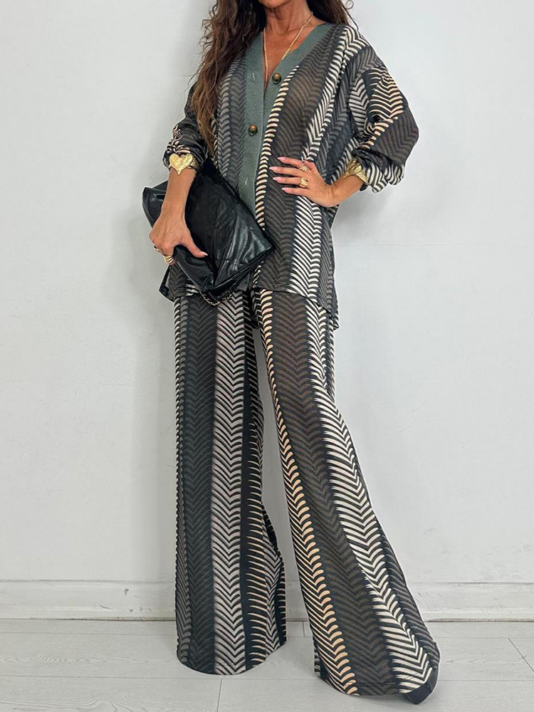 Nowy elegancki komplet damski  – Wide Leg Palazzo Pants recenzja i cena