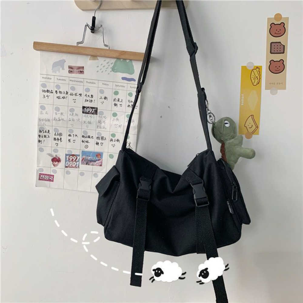 Czarne torby na ramię damskie  – Canvas Tote Bag recenzja i cena