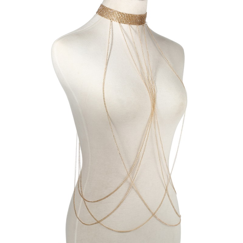 Łańcuszek do ciała w kolorze z – Women'S Fashion Harness recenzja i cena