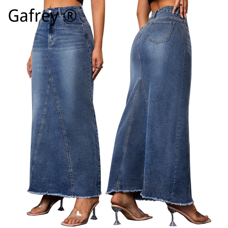 Damska dżinsowa spódnica midi  – A-Line Skirt Midi recenzja i cena