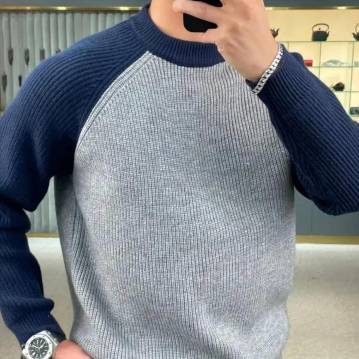 Jesienny i zimowy modny, ciepł – Ribbed Knit Sweater recenzja i cena