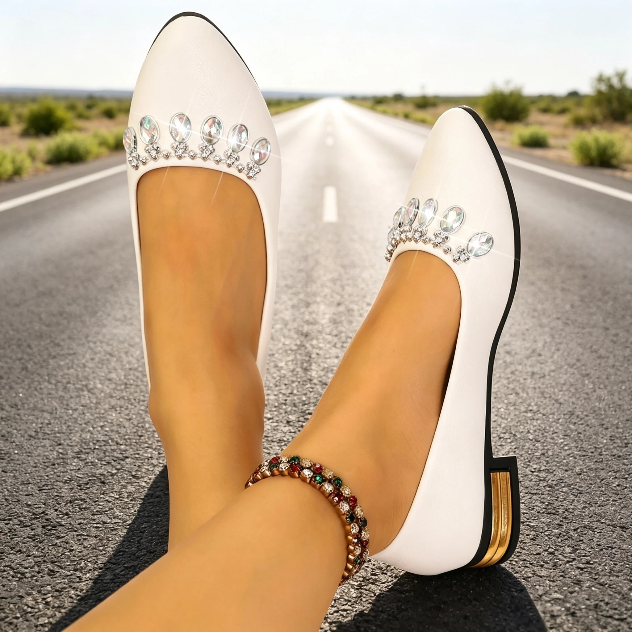 Damskie baleriny z ostrym nosk – Women'S Fashion Footwear recenzja i cena