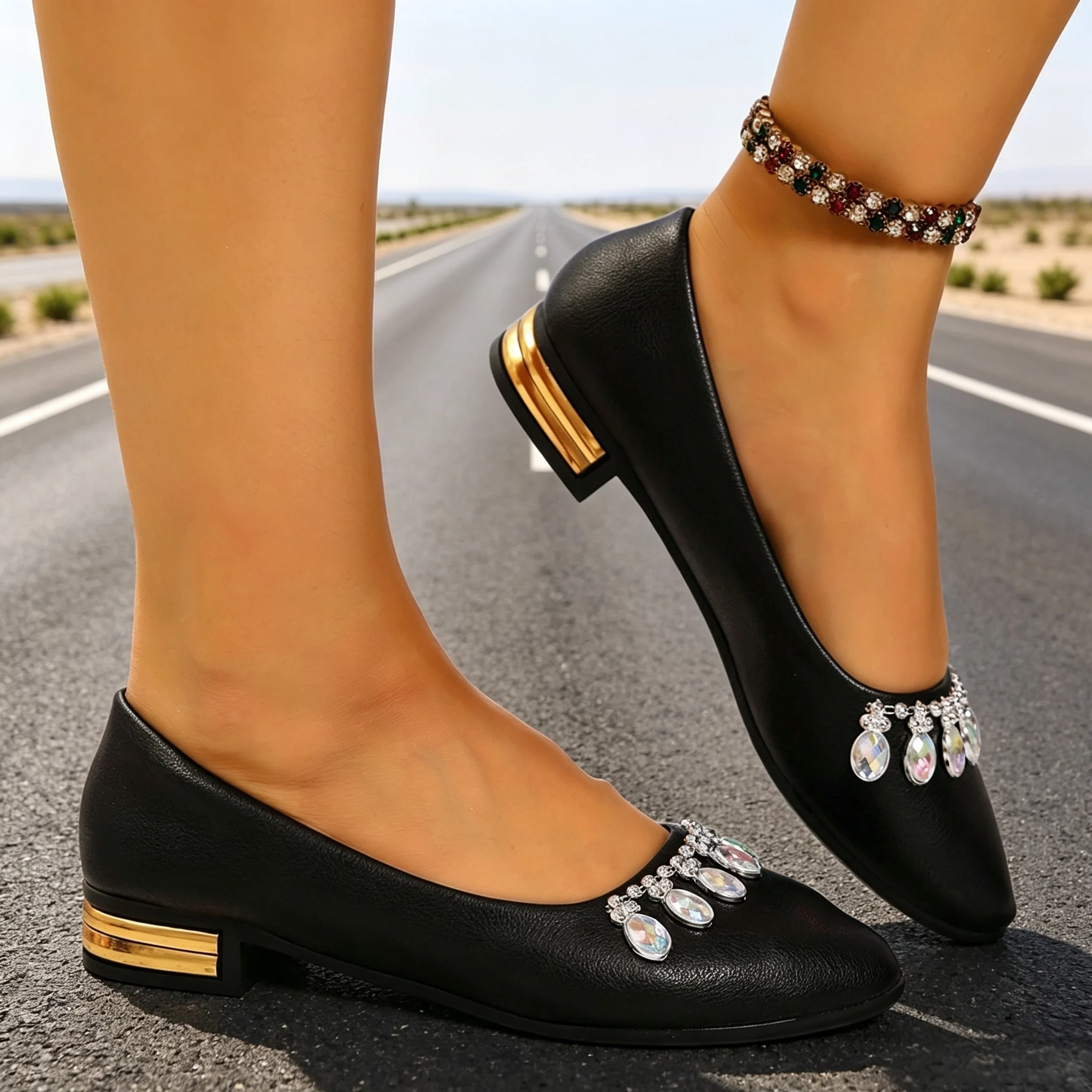Damskie baleriny z ostrym nosk – Women'S Fashion Footwear recenzja i cena