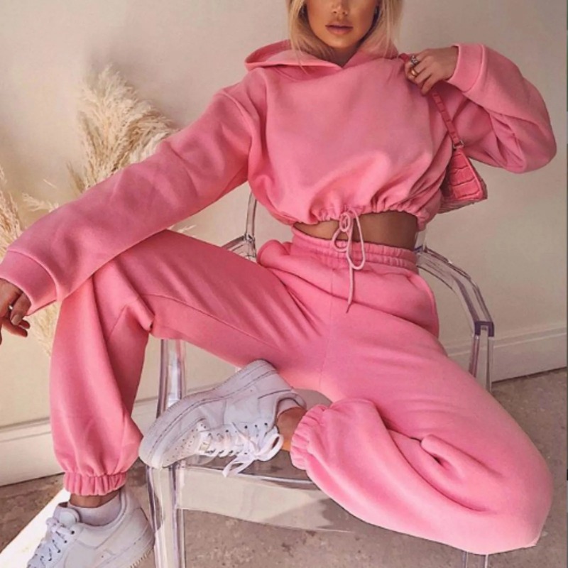 Komplet damski na jesień-zimę  – Hoodie Women Oversized recenzja i cena