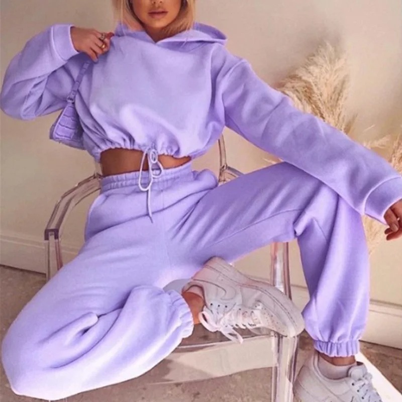 Komplet damski na jesień-zimę  – Hoodie Women Oversized recenzja i cena