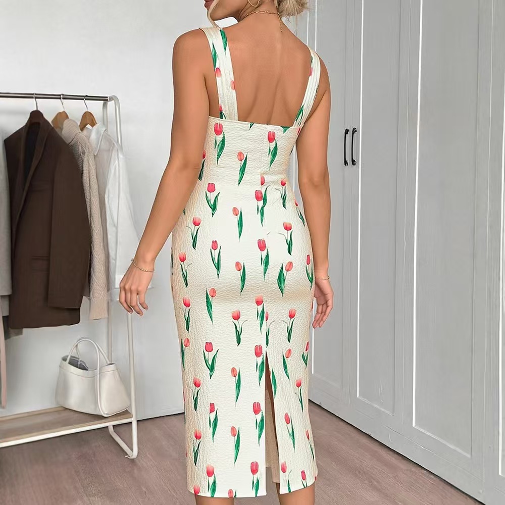 Modna sukienka crop z kwiatowy – A-Line Skirt Midi recenzja i cena