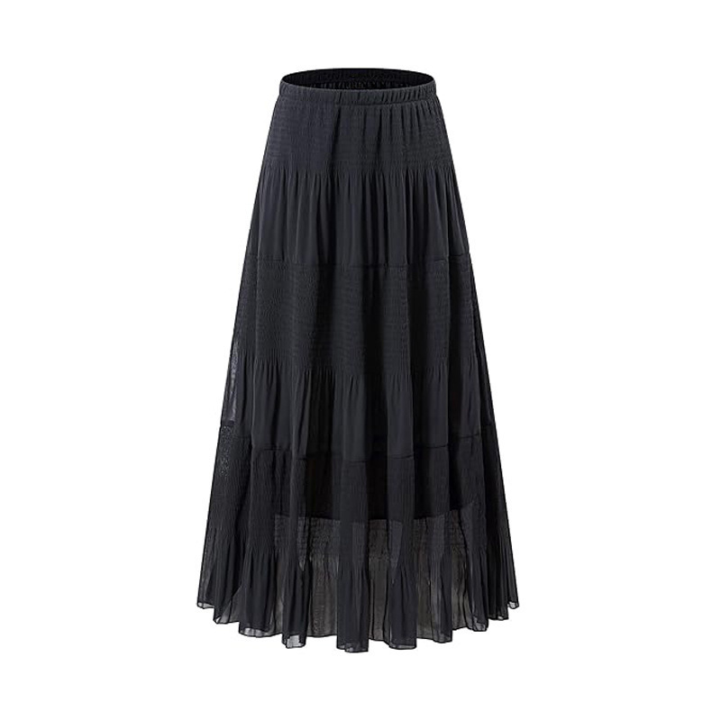 Długa spódnica damska z wysoki – A-Line Skirt Midi recenzja i cena