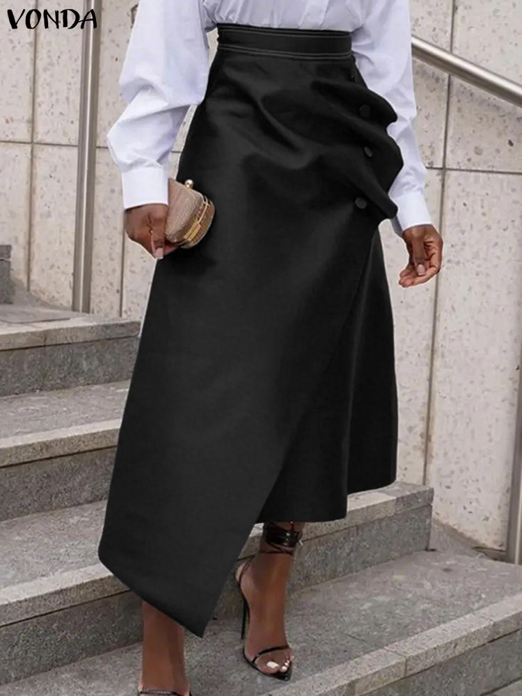 Spódnice satynowe plus size VO – A-Line Skirt Midi recenzja i cena