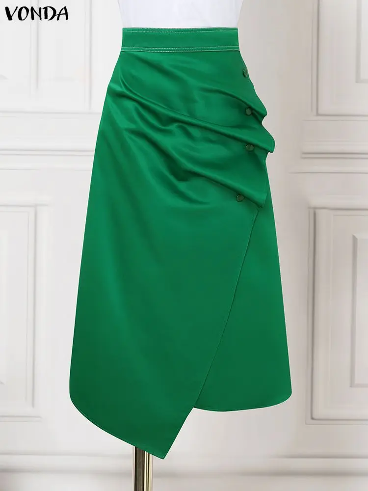 Spódnice satynowe plus size VO – A-Line Skirt Midi recenzja i cena