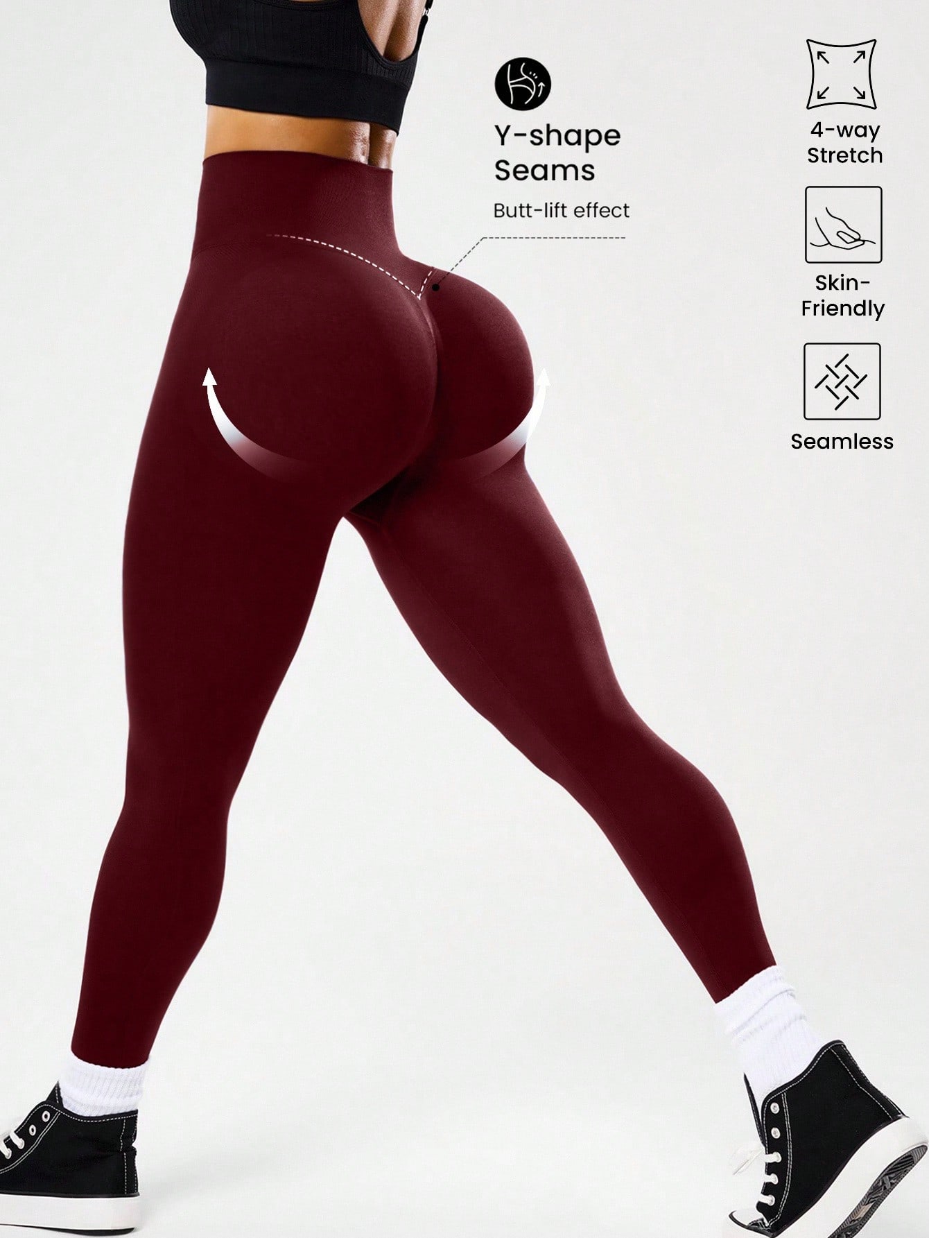 Bezszwowe legginsy do jogi z w – Women'S Fashion Leggings recenzja i cena