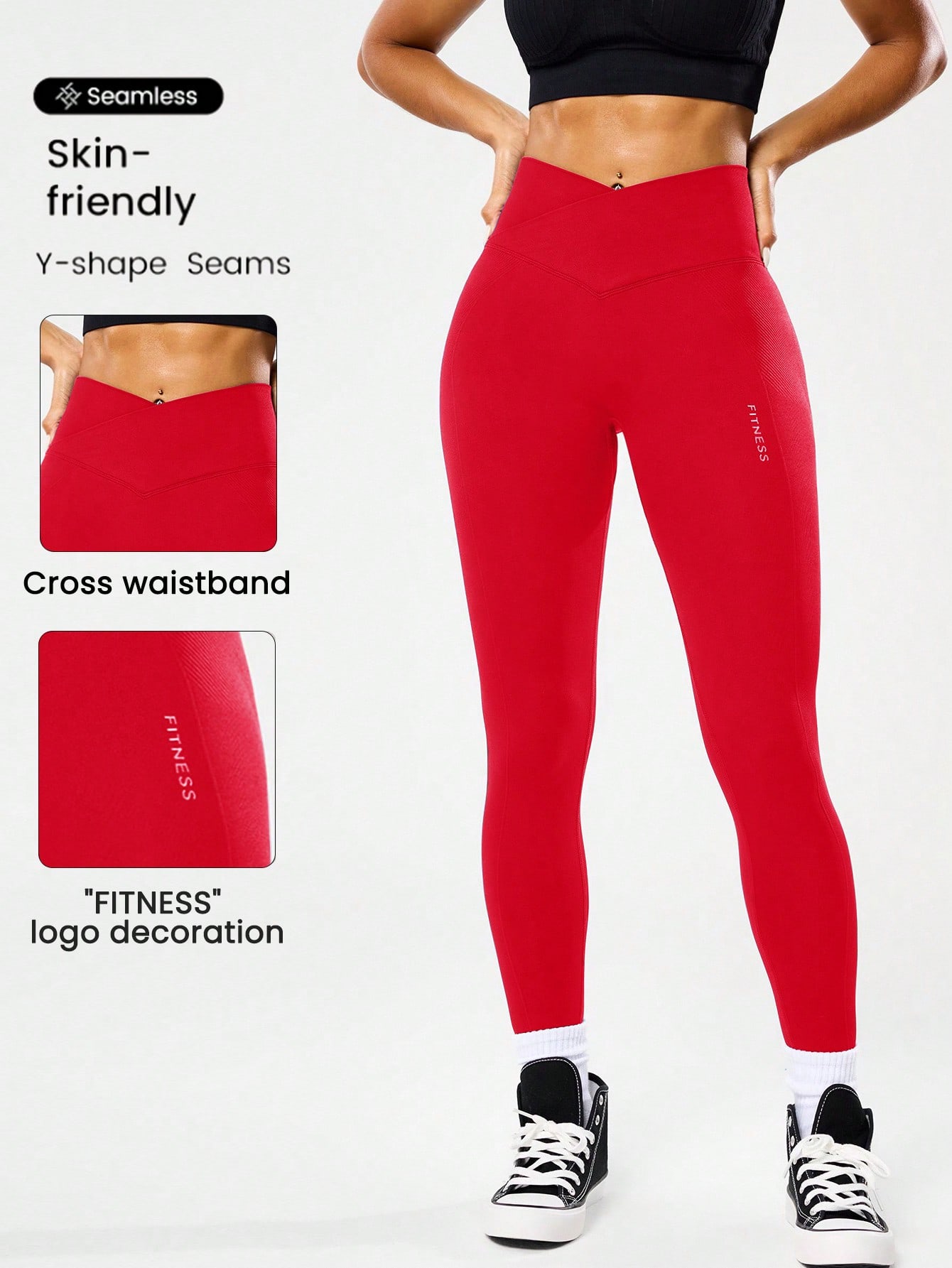 Bezszwowe legginsy do jogi z w – Women'S Fashion Leggings recenzja i cena
